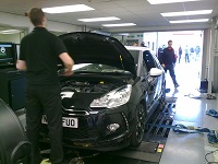 Citroen DS3 Remapping on dyno Citroen DS3 Remapping on dyno